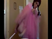 Webcam porn with a cosplayer